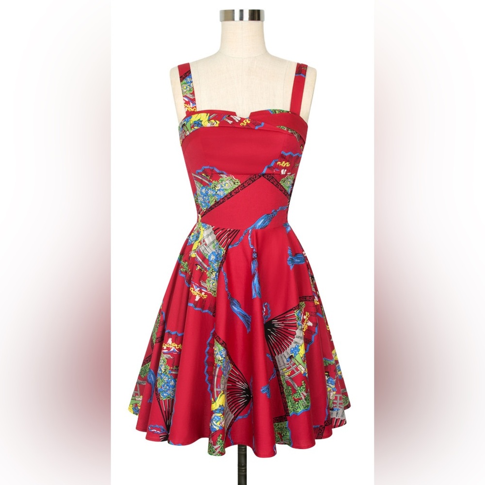 FOUND — ISO ‼️ Trashy Diva in trixie short red fan print